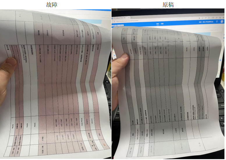 柯尼卡美能達C300i復印機復印文件顏色偏色